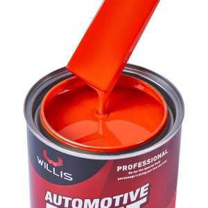 Two Component Automotive Paint 2k Anti Yellowing Red Auto Refinish