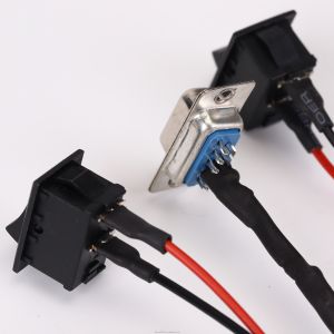 Electronic Wire Harnesses With Switch Custom OEM Cable Assembly
