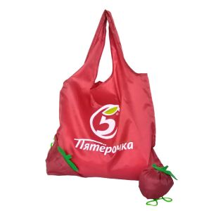 35x55cm OEM 210D 1 Color 50cm Nylon Folding Shopping Bag