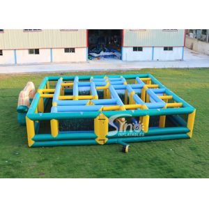 12x12m kids N adults giant inflatable corn maze digitally printed for sports