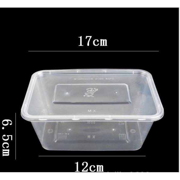 Quality Disposable PP Plastic Take Away Box Microwavable With Lid wholesale