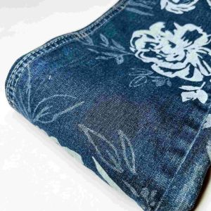 160CM Printed Clothes Jeans Thick Material Denim Polyester Fabric OEM