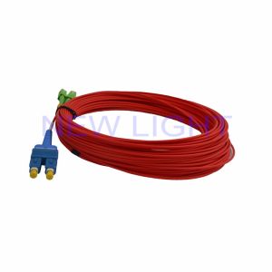 RoHS SC Uniboot Multimode Fiber Optic Patch Cord LSZH 2.0 Mm