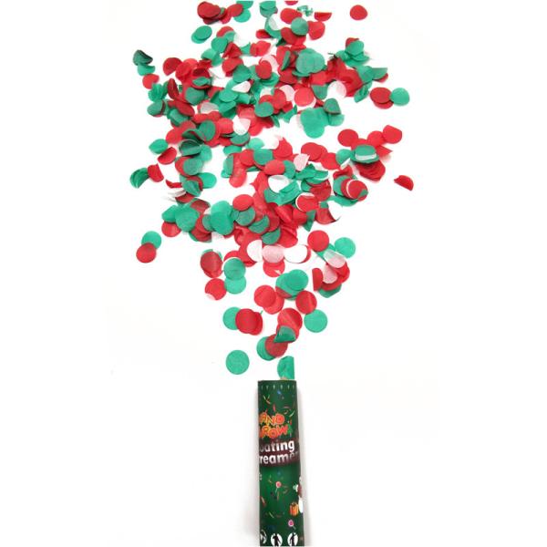 Quality Floating Hand Throw Coloured Confetti Cannon For Christmas wholesale