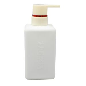 HDPE 400ml Square Body Lotion Hand Sanitizer Pump Bottles