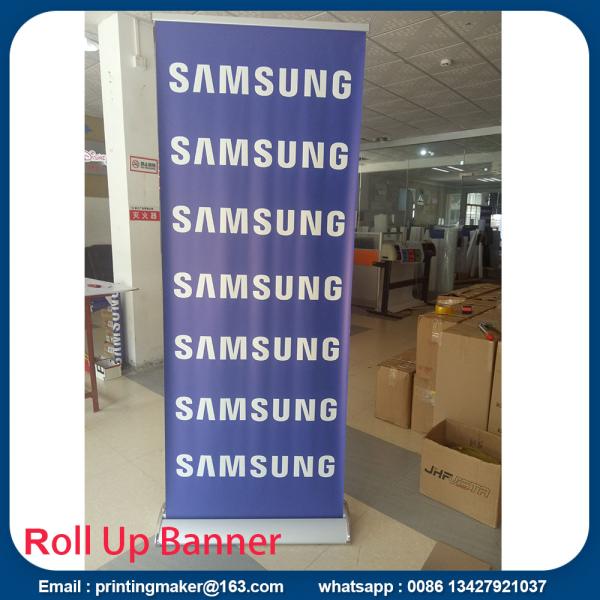 Luxury silver Pull up Banners Roller up Banners