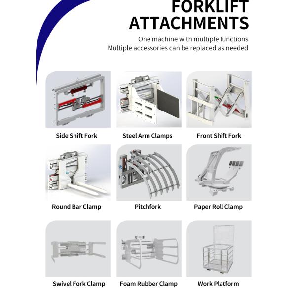3Ton CE Farm Battery Forklift Warehouse Workshop 4 Wheel Mini Electric Forklift