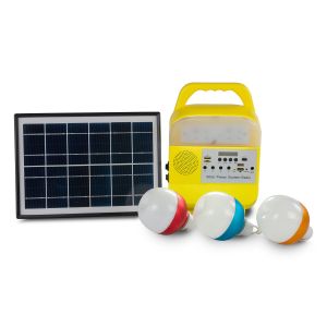 5W USB TF Portable Solar Generator Outdoor Power Solar Panel Led Lighting System