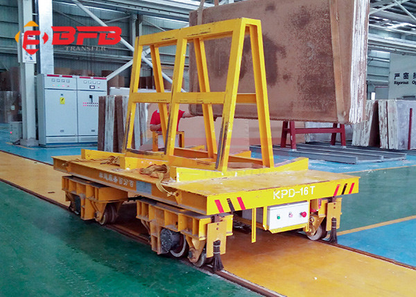 Quality Curved Rails 500T Load 20m/Min Motorized Transfer Trolley wholesale