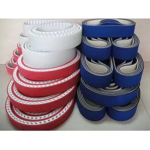 T5/T10 Trapezoidal Pull Down Tooth Best Rubber Timing Belt Red Covered toothed