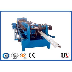 Pre-punching Z Shape Cold Roll Forming Machine With Changeable Feeding Width
