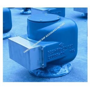 Nodular Cast Iron Marine Air Vent Head model 533HFB-150A  Medium Gray For Ballast Tank Float Type