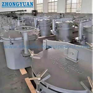 JIS F2320 Type B Horizontal Opening Cargo Oil Tank Hatch Cover Marine Outfitting
