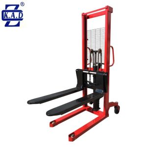 1T 3T hand Hydraulic 1.6 Meter High Stacker Warehouse Loading and Unloading