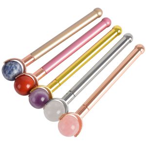 Handle Jade Stone Rollers Face Roller