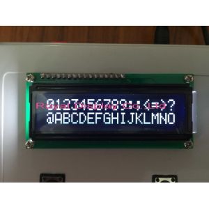 Small 16X2 COB Character Parallel Interface Yg Screen White Backlight COG LCD