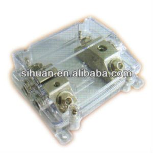 Compact 12V Mini ANL AFS Fuse Holder For Car Boat Audio System Gold Plated