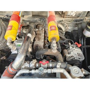 A 5-meter-long second-hand kindergarten school bus with 19 seats produced in 18