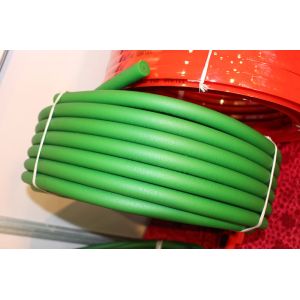 Green Polyurethane Round Belt / 8mm pu conveyor belt for driving