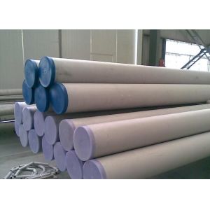 Durable Seamless Stainless Steel Pipe , Round Thin Wall Steel Tubing ASTM A312