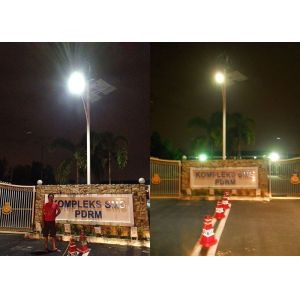 Gate Lighting Wind And Solar Hybrid Street Light System For Police Station