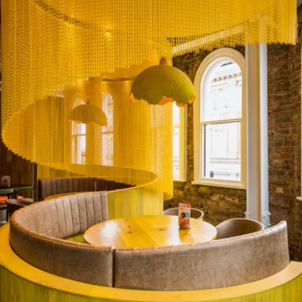 Rust Resistant Aluminium Chain Curtain Lightweight for interior / exterior