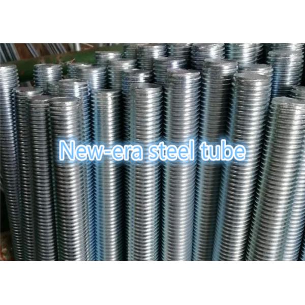 Brass Threaded Steel Rod Hot Dip Galvanized 1000 - 6000mm Length 1 / 4 '' To 4 '