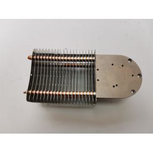 Water Cooled Extruded Aluminum Heatsink Anodizing Customized Shape