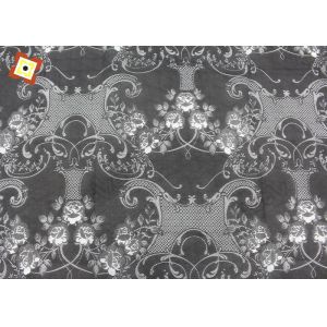 150GSM Polyester Pongee Fabric Tie Dyed Printed Matt Warp Knitted Customized