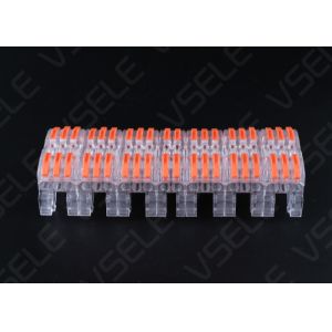 Crimp Connection 20 Pins Screwless Din Rail Wire Terminals