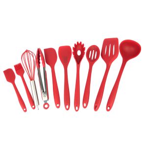 BPA Free Non Stick Cooking Baking 10 Pieces Set Silicone Kitchen Utensils Set