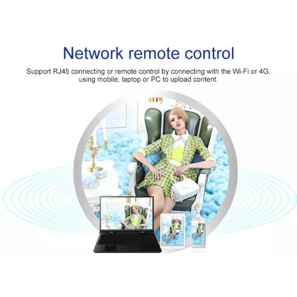 Round Creative LED Video Wall 1.8-2mm LED Digital Signage Display