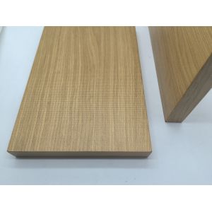 Office lobby wall panel seamless oak veneer NANO microperfroated soundproofing