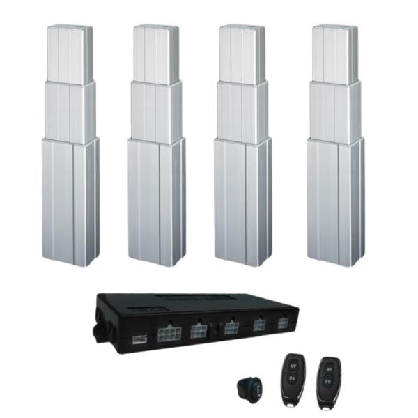 Quality Height Adjustable Table Telescopic Column 2000N Hall Lifting Actuator 4CH Sync Control Unit wholesale