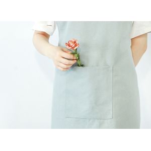 Fresh Green Dust Proof Barista Canvas Aprons For Adults
