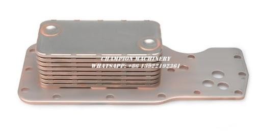 Quality 3975818 Cummins Engine Parts Diesel Oil Cooler for ISB6.7 QSB6.7 wholesale
