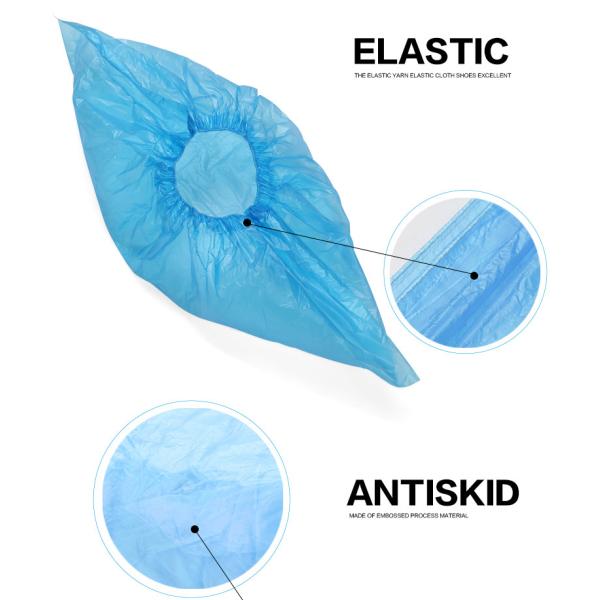 Quality Soft Disposable Plastic Shoe Covers / Protective Shoe Covers Non - Shedding wholesale