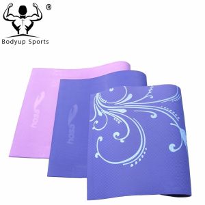 Cheap TPE Single Layer Yoga Exercise Mat With Customized Embossing Logo for sale