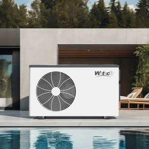 Hotel R32 Metal Casing 12kw Pool Heat Pump With WiFi Smart Control
