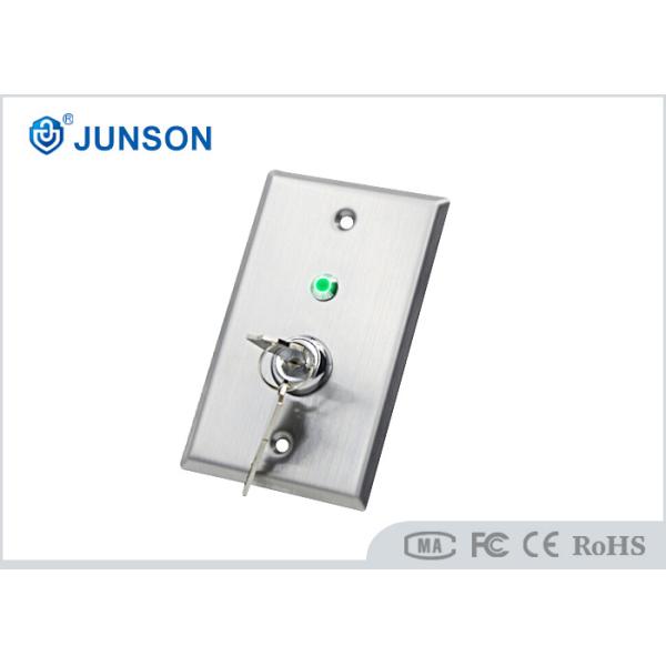 Two Colored LED Indication Door Release Button With Stainless Steel Plate