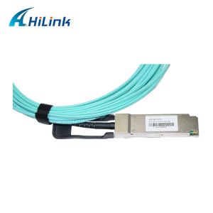 40G QSFP+ To 8xLC AOC 3M Breakout Active Optical Cable For Very Short Distances