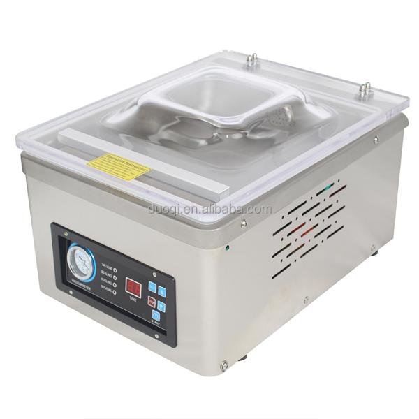 Electric Driven Beverage Vacuum Sealer Packaging Machine DUOQI DZ-260D For Food Packaging