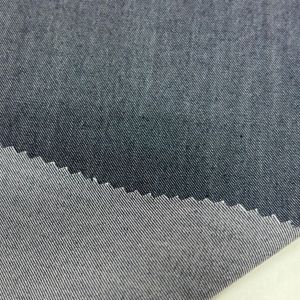 77%Polyester 17%Rayon 6%Spandex Fabric with Denim Effect
