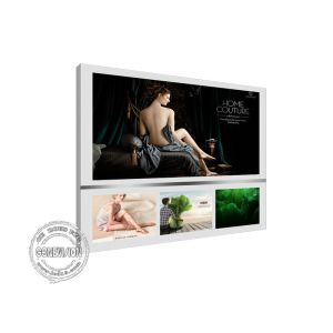 21.5 inch Multi Screens Landscape ultra slim elevator advertising screen wall