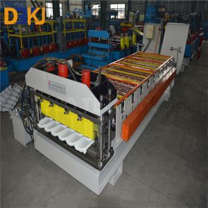 5.5Kw Glazed Tile Roll Forming Machine glazed tile making machine 1220mm Width