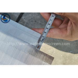 3 Meters By 3 Meters SS304 0.5mm Continuous Slot Screen