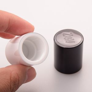 Customized Electroplated Round Crimp Metal Fragrant Caps Scented Bottle Lids