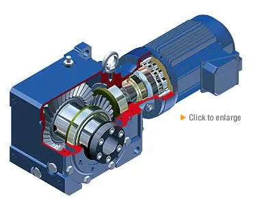 0-50000N.M Parallel Shaft Gear Reducer With Transmission Ratio 3.41-289.74 Solid