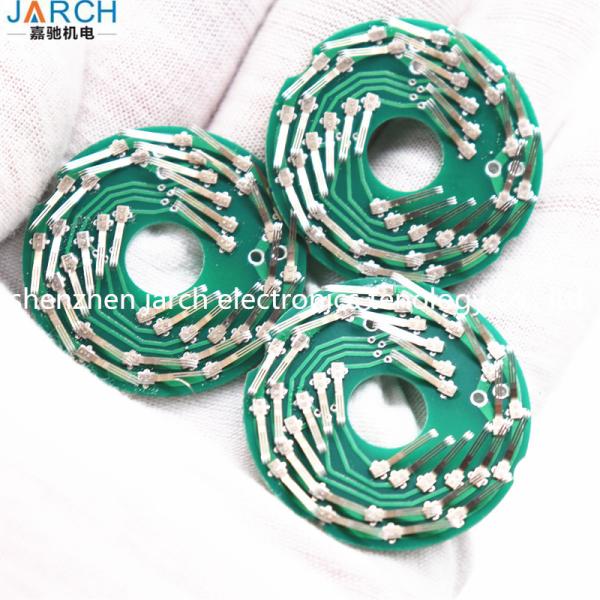 5 Circuits Separate Flat Slip Ring Routing USB2.0 Signal Contact With Precious