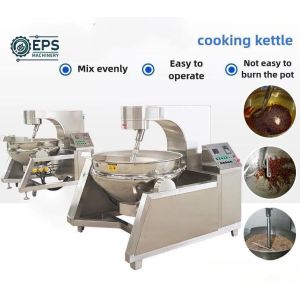Gas Powered Heavy Duty Horizontal Mixer for Vacuum Jam and Strawberry Sauce